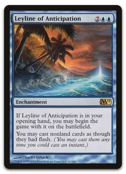 Leyline of Anticipation #61 (NM) Magic 2011 M11 Magic MTG - Image 1