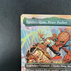MTG Universes Beyond: Spider-man Spider-Ham, Peter Porker Borderless 0201 LP/NM - Image 3