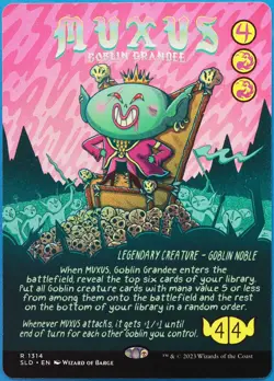 Muxus, Goblin Grandee (Secret Lair Promo) NM MTG MAGIC CARD (513071) ABUGames - Image 1