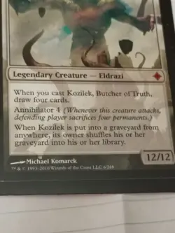 MTG Rise of the Eldrazi - Kozilek, Butcher of Truth - MP - Image 5