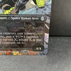 MTG Universes Beyond: Spider-man Spider-Man Noir Borderless 0204 LP/NM - Image 3