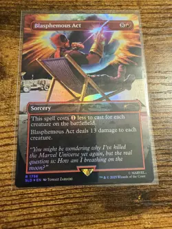 MTG Secret Lair Drop SLD Deadpool Blasphemous Act FOIL - Image 1