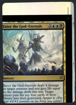 ***FOIL Enter the God-Eternals NFC Miscut* MTG War of the Spark Magic Kid Icarus - Image 1