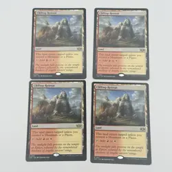 MTG 4x Clifftop Retreat 0351 Lost Caverns of Ixalan Boros Dual Land NM - Image 4