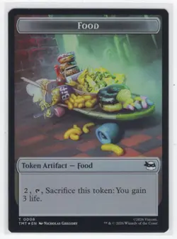 #3 / 8 2026 Teenage Mutant Ninja Turtles Ninja Turtle Spirit / Food Token FOIL - Image 1