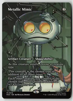Metallic Mimic (Borderless) TMNT Eternal-Legal (16) Normal - MTG - LP - Image 1