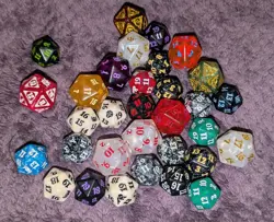 Mtg Spindown Life Counter Bulk Lot D20 - Image 1