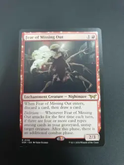MTG Fear of Missing Out - Duskmourn: House of Horror (DSK) - Image 1