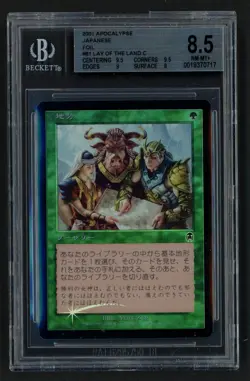 ***BGS 8.5 FOIL Japanese Lay of the Land*** MTG Apocalypse Magic Kid Icarus - Image 1