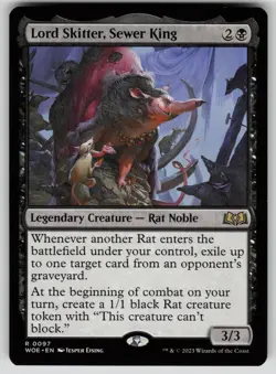 Lord Skitter, Sewer King Normal R Wilds of Eldraine 97 NM - Image 1