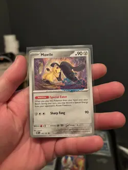Pokemon Mawile 143/197 Obsidian Flames Printer Hickey Ink Error Misprint NM - Image 1