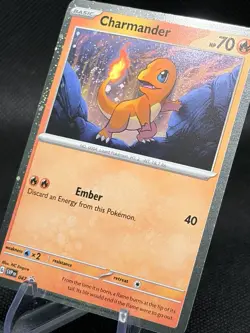 Charmander SVP 047 GALAXY SWIRL 🌀 Pokemon 151 Poster Collection Promo Holo - Image 2