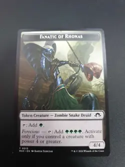 MTG Fanatic of Rhonas - Modern Horizons 3 (MH3) Plus Token - Image 3
