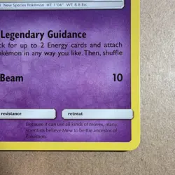 Pokemon Shining Mew Shining Legends Shiny Holo Rare 40/73 2017 Card - Image 4