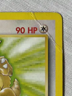 Played (Damaged) Kangaskhan -Holo #21 Jungle 1st Edition Pokemon TCG - Image 3