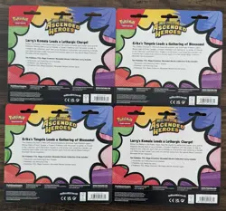 Pokemon TCG Ascended Heroes 2 Pack Blister Larry and Erika Lot of 4 New Sealed - Image 4