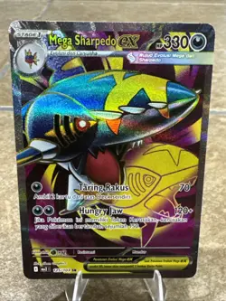 Pokemon TCG Bahasa Indonesia Language Mega Sharpedo ex FA MA2 125/103 SR - Image 1