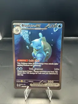 Pokemon Blastoise ex 200/165 Scarlet & Violet 151 Special Illustration Rare - Image 1