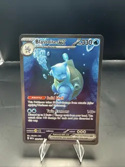 Pokemon Blastoise ex 200/165 Scarlet & Violet 151 Special Illustration Rare - Image 3