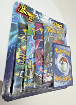 SWSH Pokemon 4 Pack Blister - Crown Zenith Fusion Strike - TCG Lightning - MINTY - Image 2