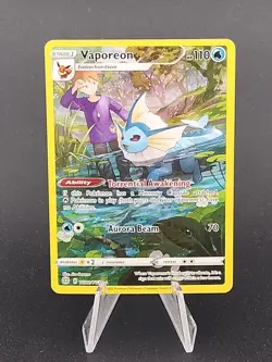 Pokemon Vaporeon TG02/TG30 Sword & Shield Brilliant Stars Trainer Gallery B - Image 1