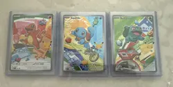 Pokemon TCG First Partner Illustration Collection Series 1 Kanto GEN 1 Starters - Image 1