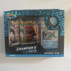 Champion’s Path Pokemon Pin Collection Hulbury Gym New Factory Sealed 820650804847 - Image 1