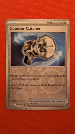 Counter Catcher 160/182 Reverse Holo NM Pokemon TCG S&V Paradox Rift - Image 1