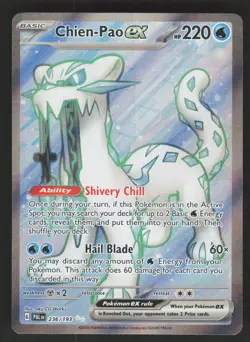 Chien-Pao ex 236/193 Ultra Rare Pokemon TCG SV02: Paldea Evolved NM - Image 1