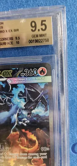 MEGA CHARIZARD X BGS 9.5 2025 POKEMON PHANTASMAL FLAMES PFL EN #125/094 EX SIR - Image 5