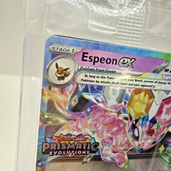 Pokemon Prismatic Evolutions Espeon ex 034/131 Surprise Box Stamped Sealed - Image 2