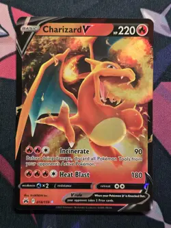Charizard V 18/159 Crown Zenith Holo Rare Pokemon TCG NM 🔥 - Image 1