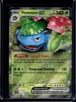 2024 Pokemon Stellar Crown Venusaur ex #001/142 - Image 1
