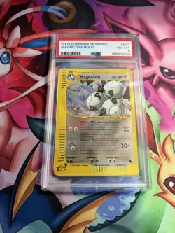 2003 Pokemon TCG Skyridge Magneton Holo Rare H19/H32 PSA 8 NM - Image 1