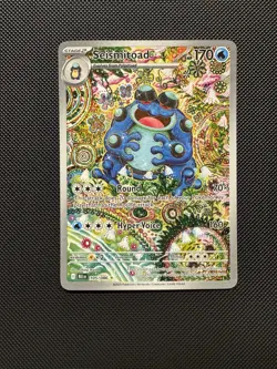 Pokemon TCG Seismitoad 105/086 Sv: Black Bolt Illustration Rare Near Mint - Image 1