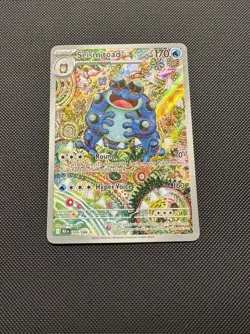 Pokemon TCG Seismitoad 105/086 Sv: Black Bolt Illustration Rare Near Mint - Image 2
