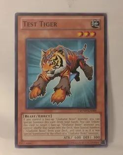 Yugioh! MP Test Tiger - RYMP-EN098 - Common - Unlimited Edition LP - Image 1