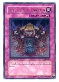 Level Limit - Area A - EEN-EN060 - Ultimate Rare - 1st Edition x1 Lightly Played - Image 1