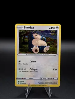 Snorlax Cosmos Holo Rare 141/192 Rebel Clash Pokemon 2020 NM - Image 1