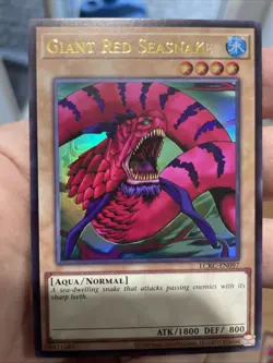 Giant Red Seasnake LCKC-EN097 Unlimited Ultra Rare’s NM +Bonus FREE SHIPPING! - Image 3