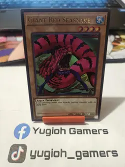 Yu-Gi-Oh Giant Red Seasnake LCKC Ultra Rare Light Played - Image 1