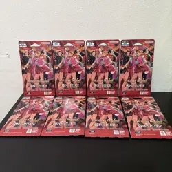 One Piece Card Game EB-03 Heroines Sleeved Booster Pack Lot of 8 Sealed New TCG - Image 1
