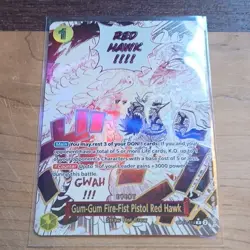 Gum-Gum Fire-Fist Pistol Red Hawk OP11-114 One Piece - Image 1