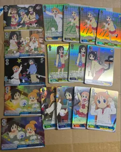 Weiss Schwarz Nichijou C Holo Foil Lot, Genuine, Slightly Scratched, Play Use - Image 1