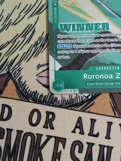Roronoa Zoro One Piece Winner Card 2025 Volume 3 Promo English - Image 3