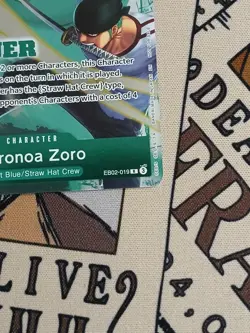 Roronoa Zoro One Piece Winner Card 2025 Volume 3 Promo English - Image 4