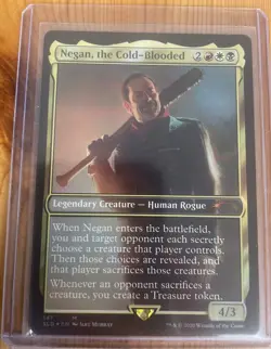 The Walking Dead AMC MTG Secret Lair Drop Negan, The Cold-Blooded Foil Card #147 - Image 1