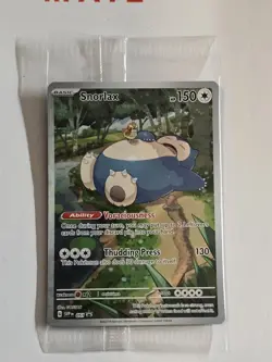Snorlax 051 Black Star Promo Scarlet & Violet Pokemon 151 Card ✨MINT✨ SEALED - Image 3