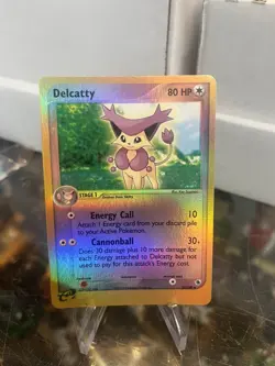 2003 E Series Pokemon Card - Delcatty 29/109 Reverse Holo - NM - Image 1