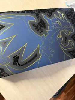 Pokemon Phantasmal Flames Mega Charizard UPC Box With Promo Cards And Items - Image 2